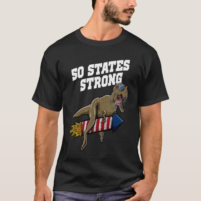 50 States Strong Patriotic American Patriotism USA T-Shirt (Vorderseite)