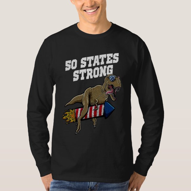 50 States Strong Patriotic American Patriotism USA T-Shirt (Vorderseite)