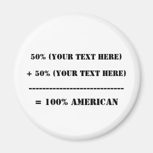 50 % (Text hier) Magnet