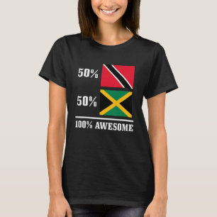 50 Trinidad und Tobago 50 Jamaika Flagge Prid T-Shirt