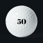 50 Typografie Titleist Pro V1 Golfball<br><div class="desc">"50" oder jedes Alter.</div>