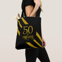 50 und Fabelhaft Schwarz und Gold