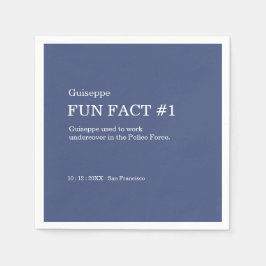 50 und fabelhafte 50. Geburtstag Spaß Fakt Serviette