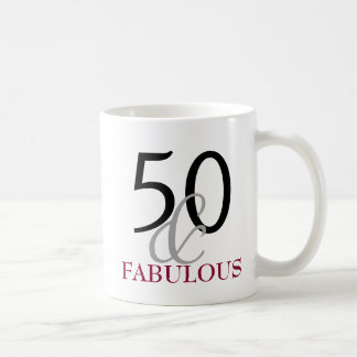 50 und fabelhafte 50. Geburtstags-Geschenk-Tasse Tasse