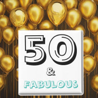 50 und fabelhafte 50. Geburtstagsfeier