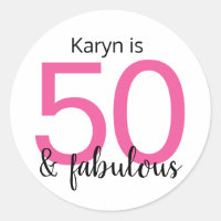 50 und fabelhafte 50. Geburtstagsparty