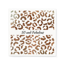 50 und fabelhafte Big Cat Print Abstrakt