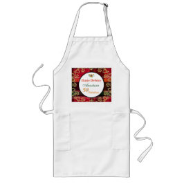 50 und fabelhafte Geburtstagsparty Madras VI Lange Schürze