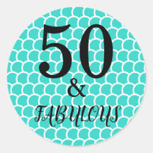 50 und fabelhafte Geburtstagsparty Meerjungfrau Tü