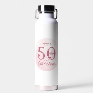 50 und fabelhafte Moderne Elegante Rose Gold Class Trinkflasche