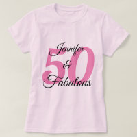 50 und fabelhafte Personalisierte Geburtstagsparty