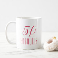 50 und fabelhafte rosa Elegant Heart Coffee Tasse