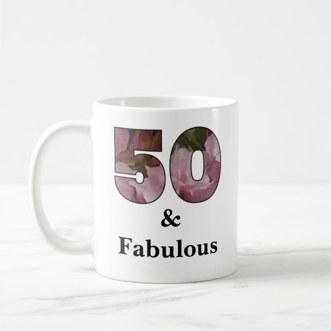 50 und fabelhafte Tasse (Links)