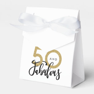 50 und fabelhafter Geburtstag Geschenkschachtel