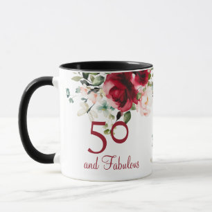50. und fabelhafter Geburtstag Tasse