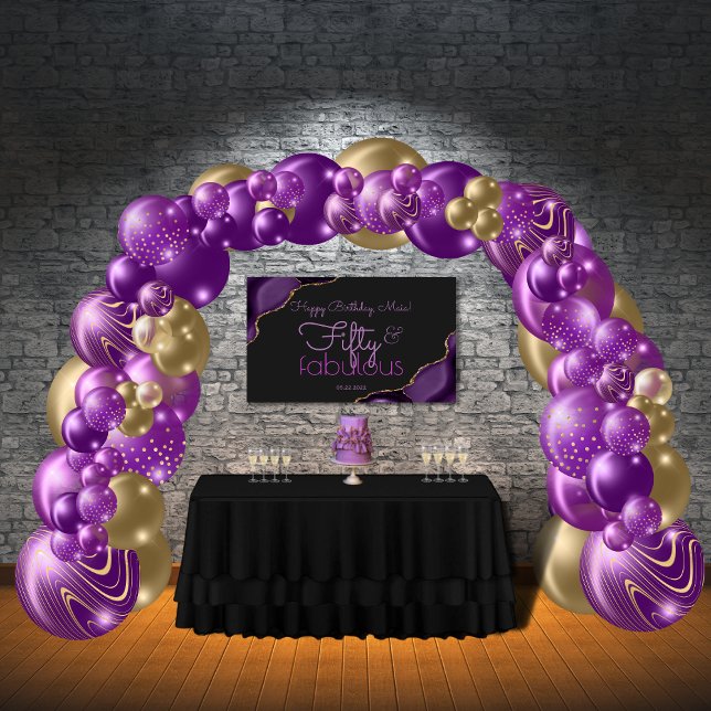 50 und fabelhaftes 50. Geburtstagsbanner Banner (Von Creator hochgeladen)