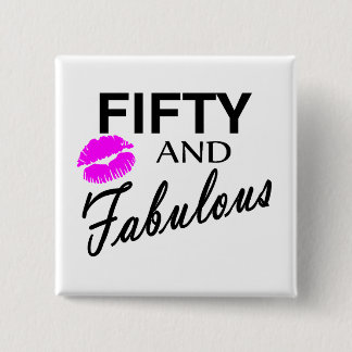 50 und fabelhaftes button