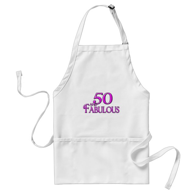 50 und FABELHAFTES Schürze (Vorne)