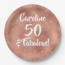 50 und Fabulous Custom Birthday
