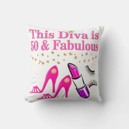 50 UND FABULOUS DIVA KISSEN