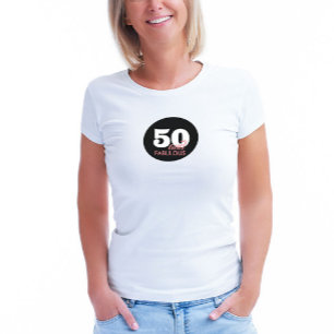 50 und Fabulous Fiftieth Birthday T-Shirt