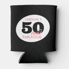 50 und Fabulous Personalisiert 50. Geburtstag Dosenkühler