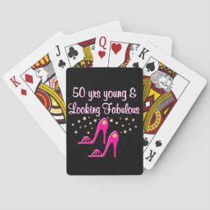 50 UND FABULOUS SHOE QUEEN SPIELKARTEN