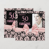 50 und Fabulous Stilvoll rosa Damastengebäck Gebur