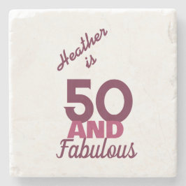 50 und Fabulous Stone Untersetzer