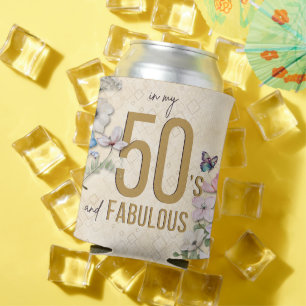 50 und Fabulous Wildblume Dosenkühler
