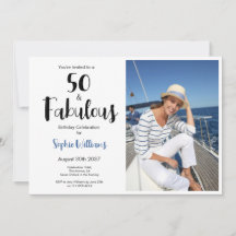 50 und Fantastisch Foto 50. Geburtstagsfeier