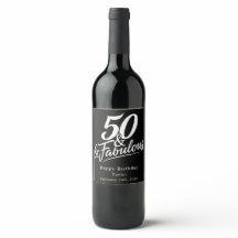50 und fantastisch Geburtstag Chic Schrift Custom
