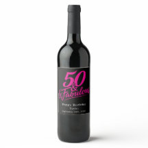 50 und fantastisch Geburtstag Rosa Schrift individ
