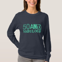 50 und fantastisch! Geburtstags-Shirt | Vintage-St