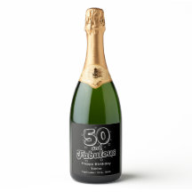 50 und fantastisch Retro-Blasen-Letter-Birthday