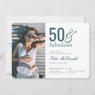 50. und fantastische 50. Geburtstagseinladung Einladung