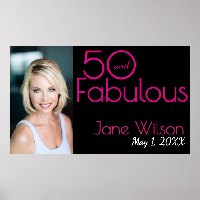 50 und fantastischer Poster (Vorne)