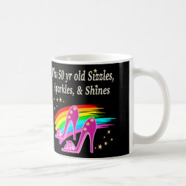 50 UND GLAMOROUS KAFFEETASSE