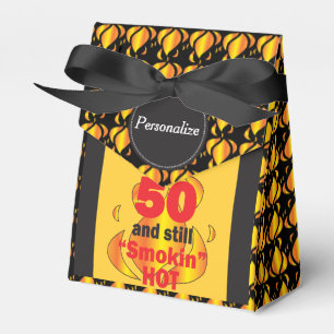 50 und immer noch heiß 50. Geburtstag Geschenkschachtel