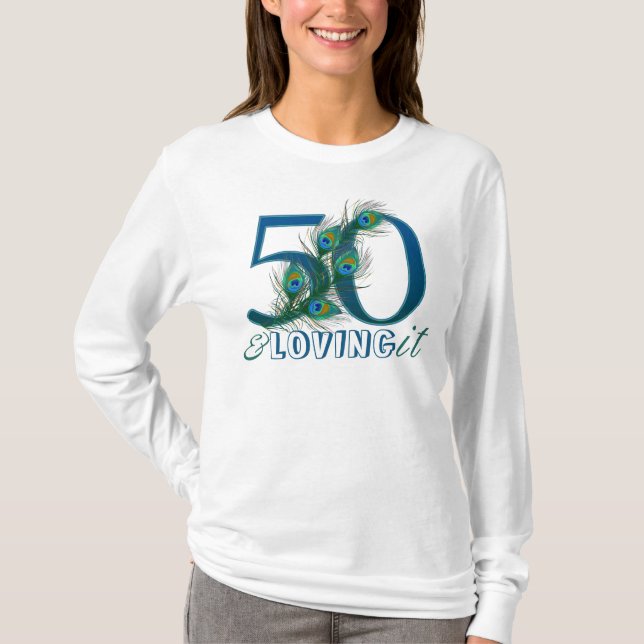 50 und Lieben es Shirts (Vorderseite)