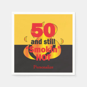 50 und noch Smokin heißer 50. Geburtstag Serviette