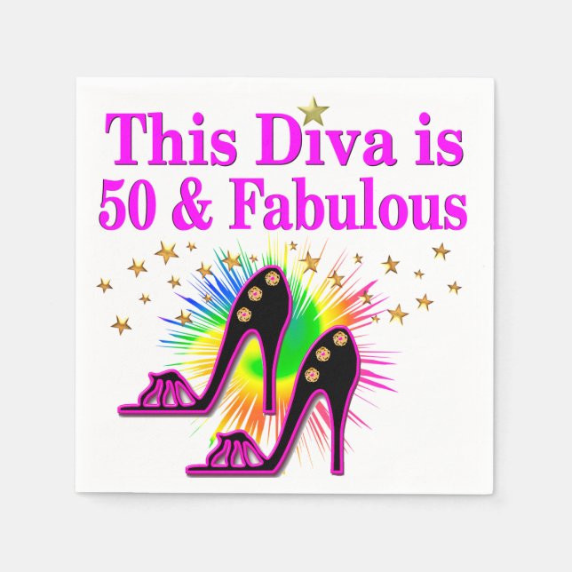 50 UND SCHÖN SERVIETTE (Vorderseite)