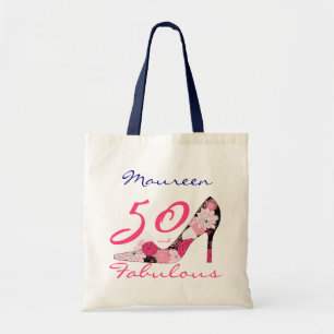50 und üppiger 50. Geburtstag Tragetasche