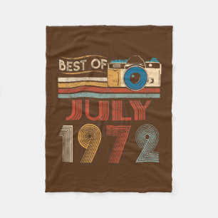 50 Vintage Geburtstagsgeschenke 50 Jahre alt Fleecedecke