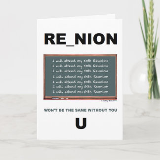 50. Wiedersehen Einladung