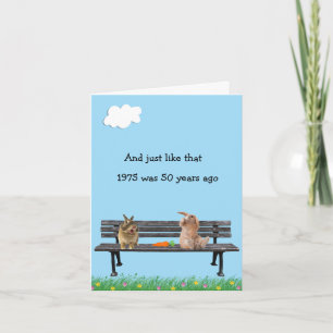 50. Wiedersehen Einladung