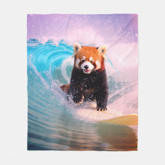 50" x 60" Blanket Red Panda Fleecedecke