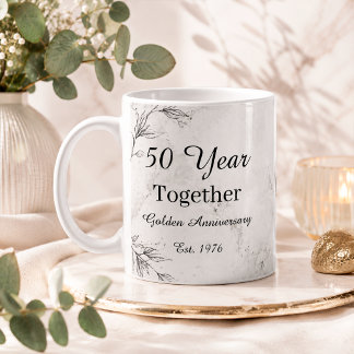 50 Year Anniversary Mug Golden Wedding Anniversary Kaffeetasse