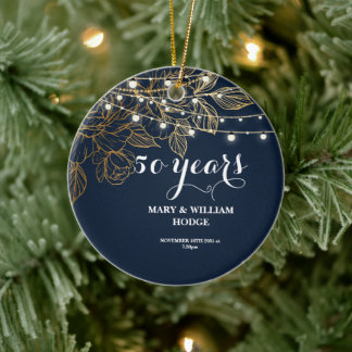 "50 Years of Forever: An Anniversary to Remember"  Keramik Ornament