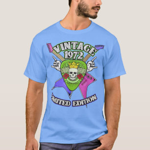 50 Years Old Vintage 1972 Cool Rock Guitar 50th Bi T-Shirt
